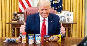 u.s. president bets on beans